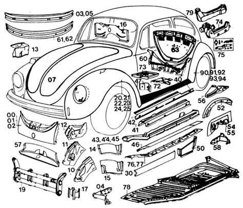 1966 beetle sheet metal|volkswagen sheet metal parts.